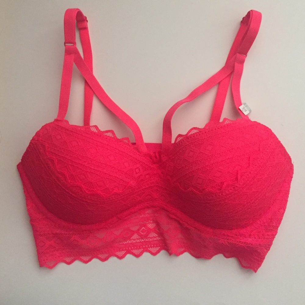 New! M Victoria's Secret pink push-up bralette